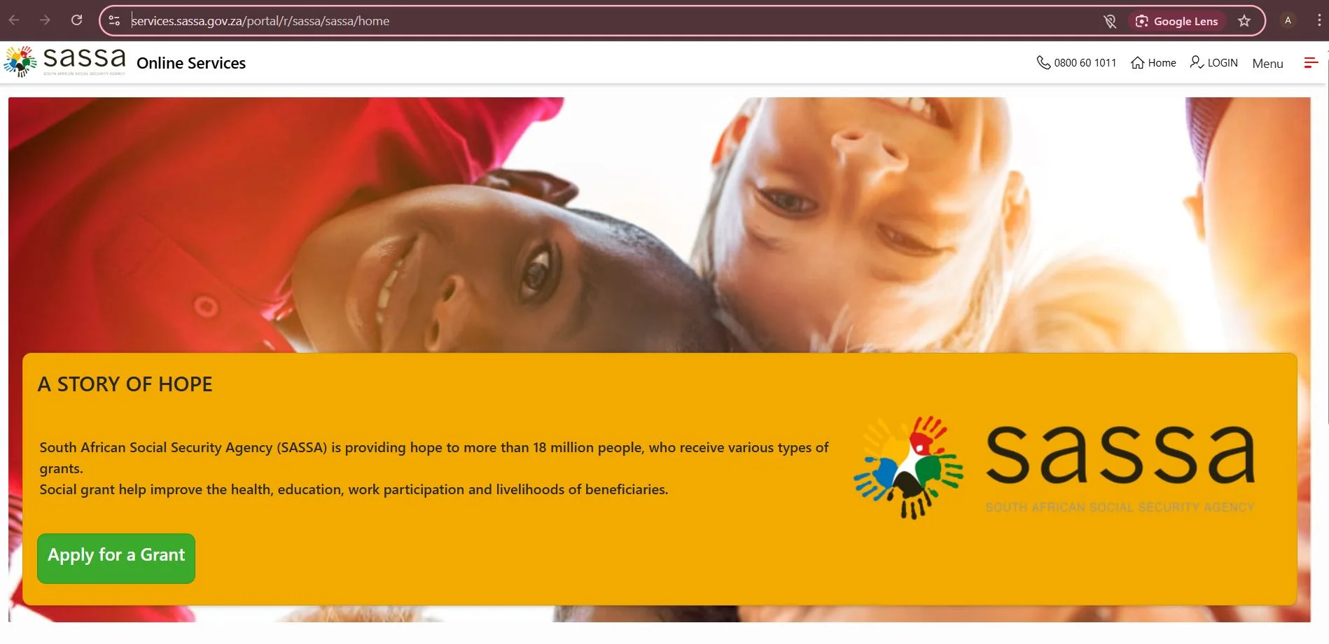 sassa portal